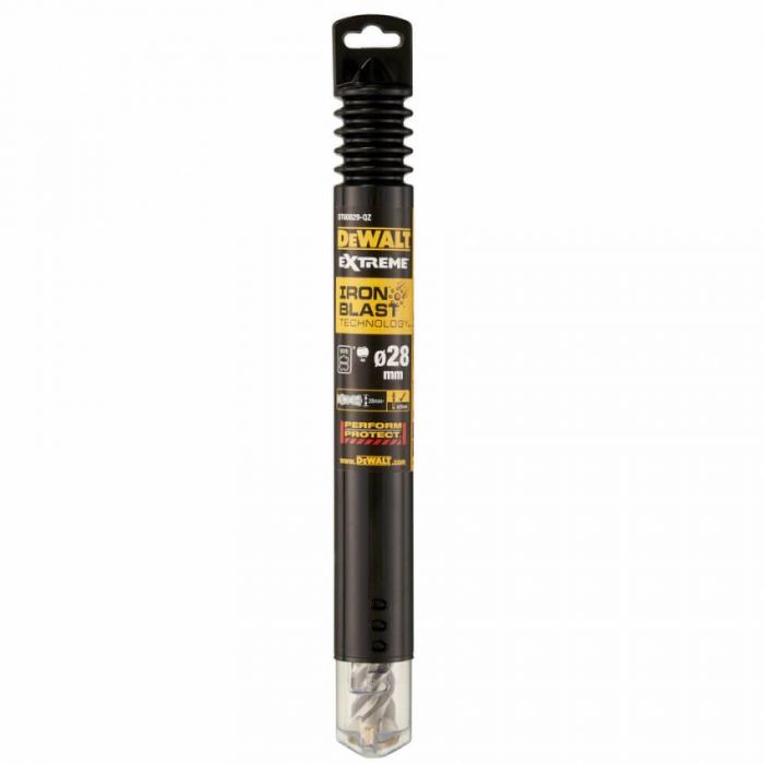 Бур DeWALT "SDS-MAX ,XLR", 4 крайки, 28x250x380 мм DT60829