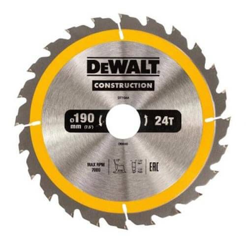 Диск пильний DEWALT DT1945 190 мм, 30 мм, 40