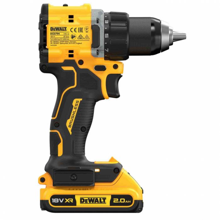 Дриль-шуруповерт акумуляторний безщітковий DeWALT DCD794D2T