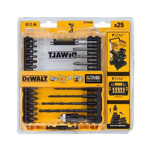 Набір біт та свердлів DeWALT DT70708