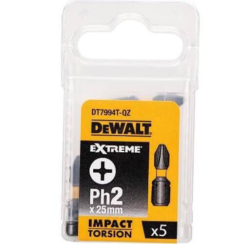 Набір біт IMPACT TORSION EXTREME, Philips, Ph2, L=25 мм, 5 шт