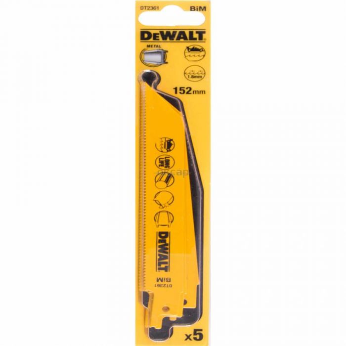 Полотно пиляльне біметалеве DeWALT DT2361